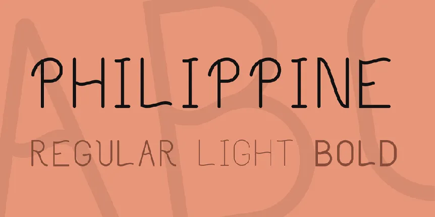 Philippine font