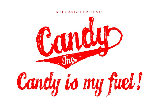 CANDY INC. font