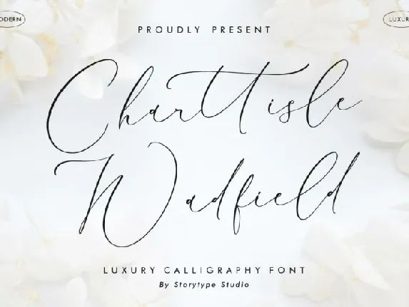 Charttisle Wadfield font