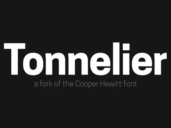 Tonnelier Family font