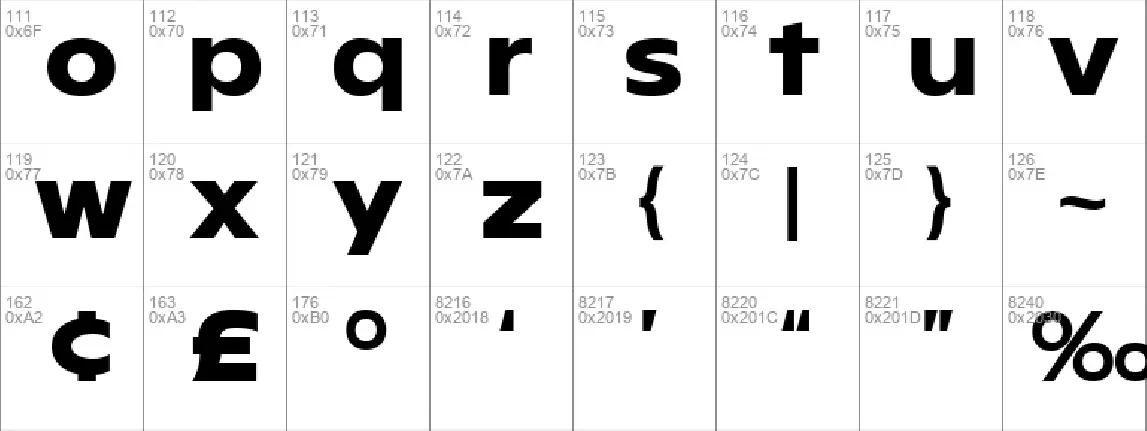 Rogerex font