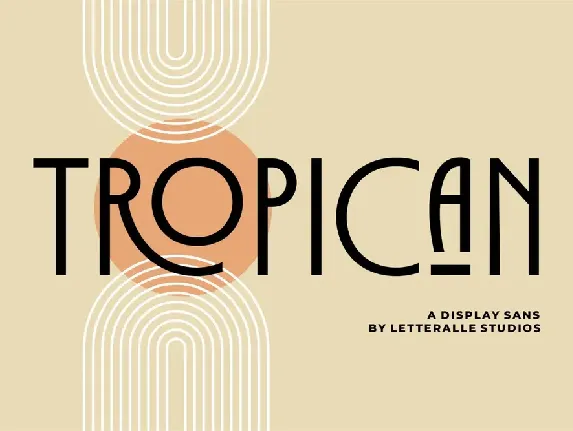 Tropican Sans Serif font