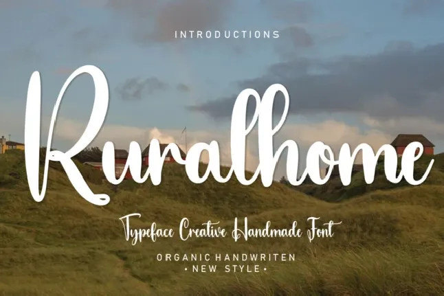 Ruralhome Script font