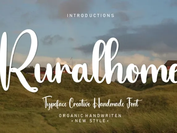 Ruralhome Script font