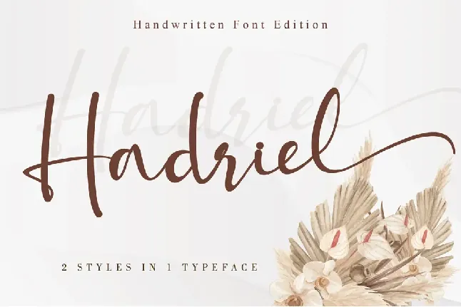 Hadriel font