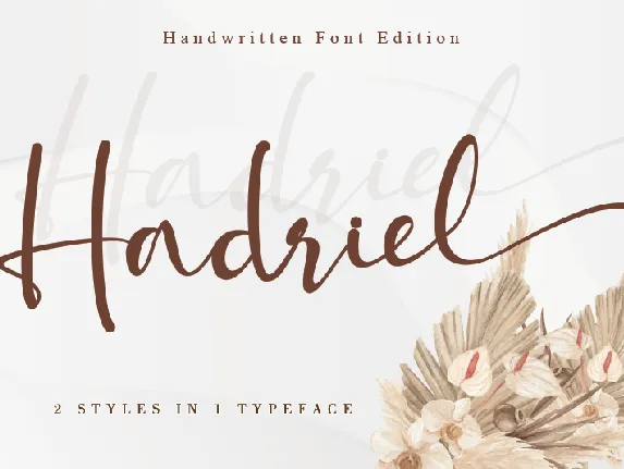 Hadriel font