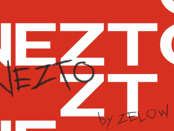 Zt Nezto DEMO font