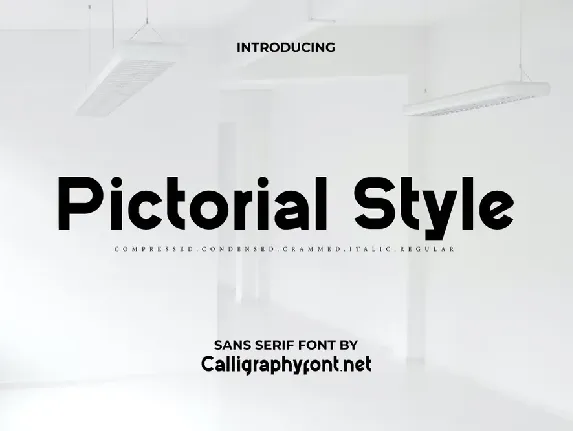 PictorialStyleDemo font