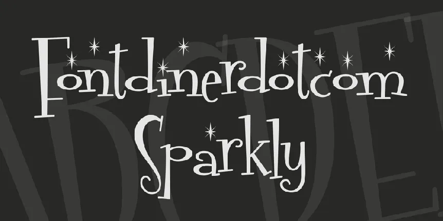 Fontdinerdotcom Sparkly