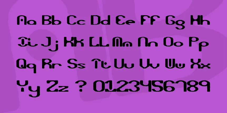 Opiated BRK font