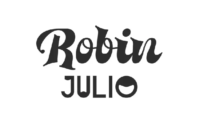 Robin Julio font