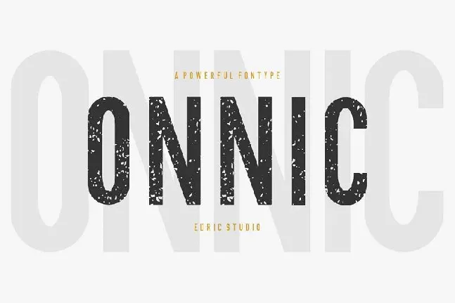 ONNIC Display font