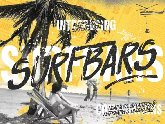 Surfbars font