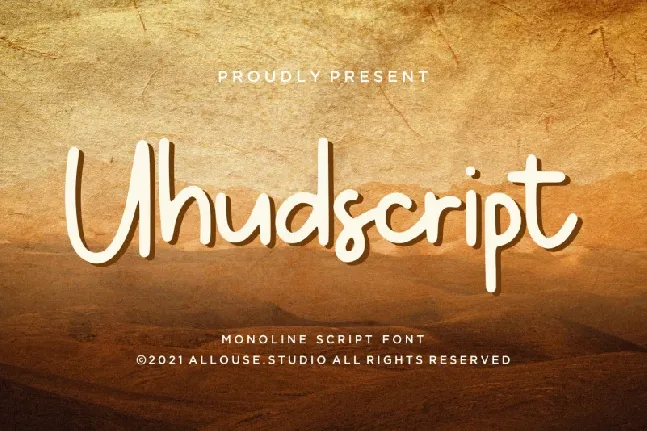 Uhudscript font