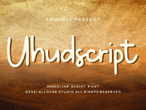 Uhudscript font