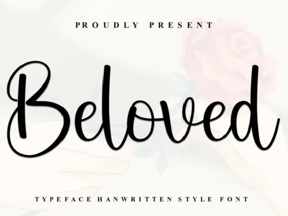 Beloved Script font