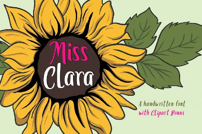 Miss Clara  Familys font