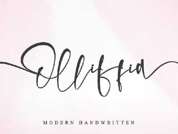 Olliffia font