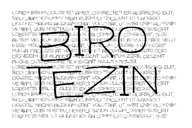 vtks birotezin font