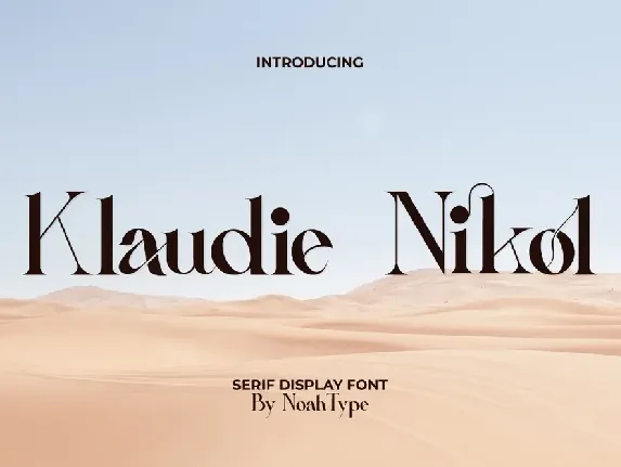 Klaudie Nikol Demo font