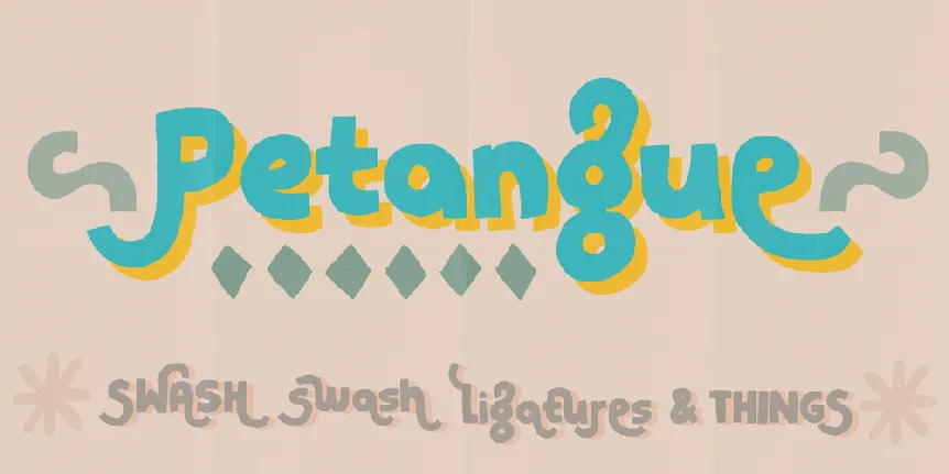 Petangue DEMO font