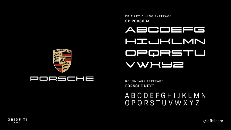 Porsche font