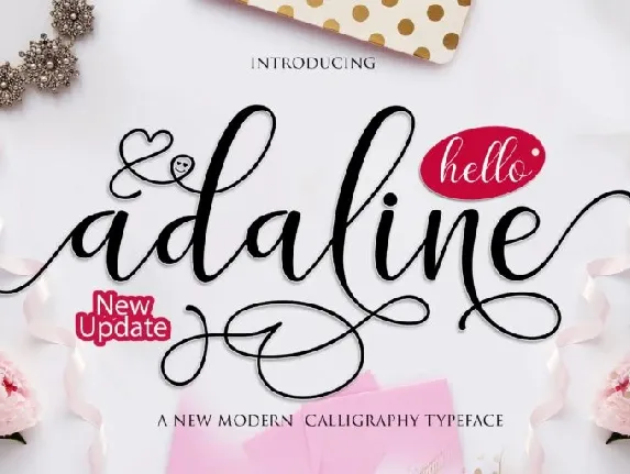 Adaline Script font