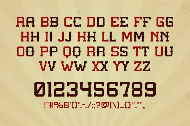 GUNSLINGER font