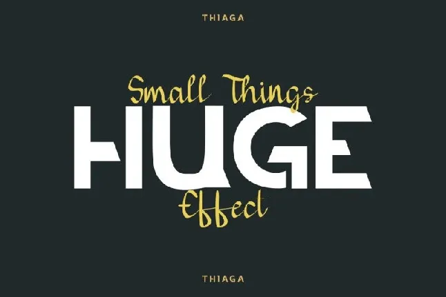 THIAGA Duo font