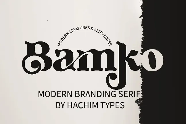 Bamko font