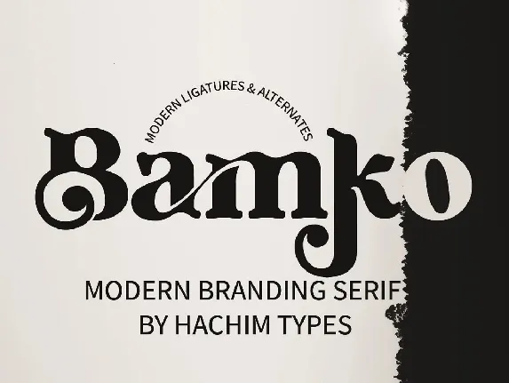 Bamko font