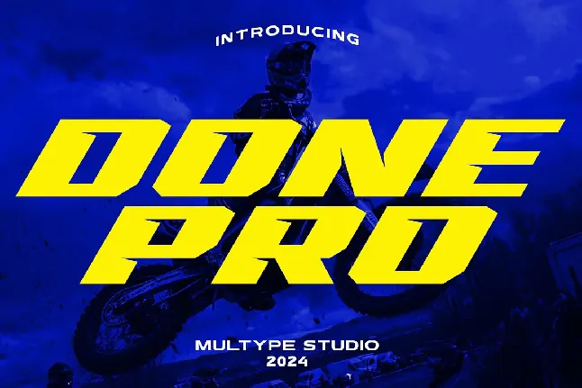 Racing Done Pro font