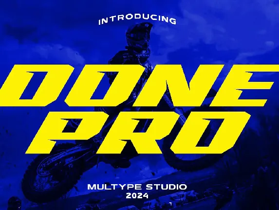 Racing Done Pro font