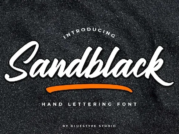 Sandblack font