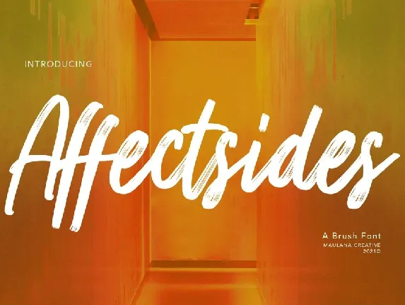 Affectsides font