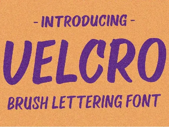 Velcro font