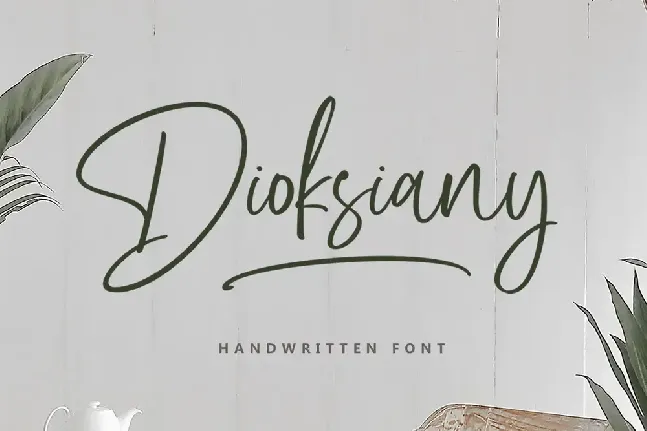 Dioksiany font