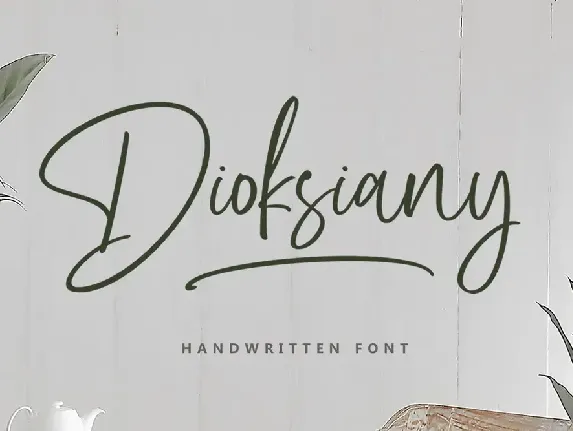 Dioksiany font