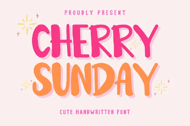 Cherry Sunday font