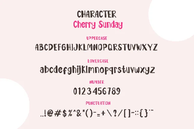 Cherry Sunday font