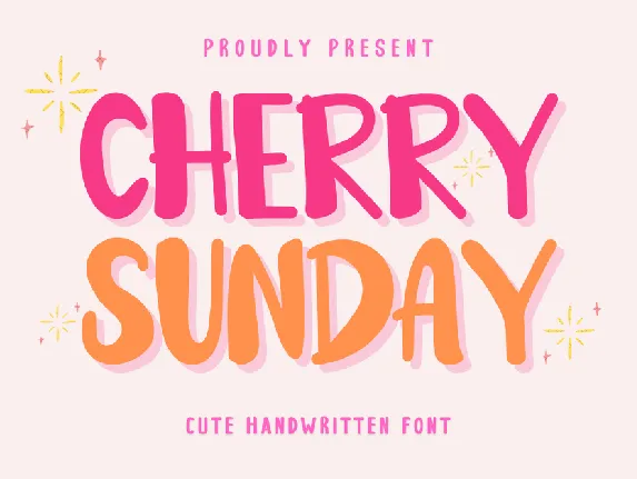 Cherry Sunday font