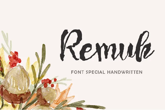 Remuk font