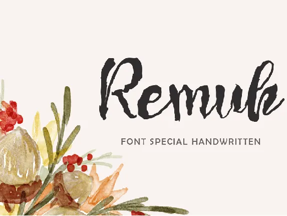 Remuk font