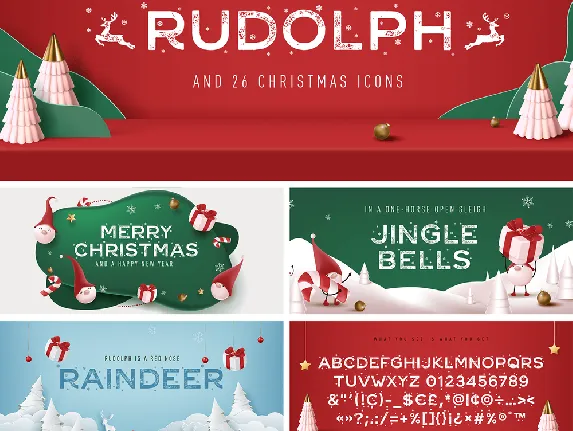 Rudolph font