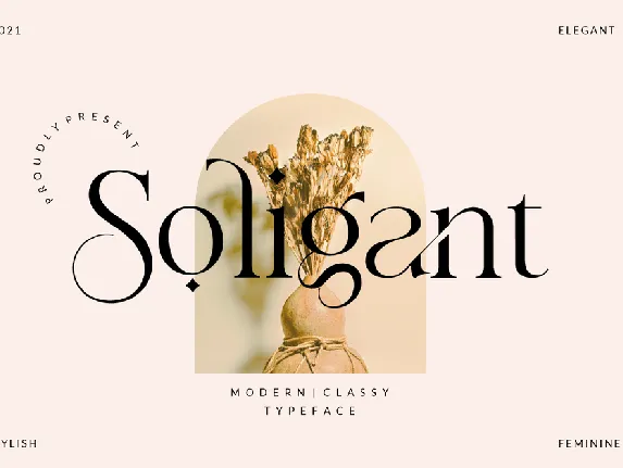 Soligant font