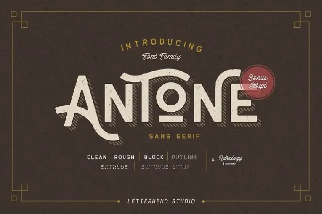 Antone Family font