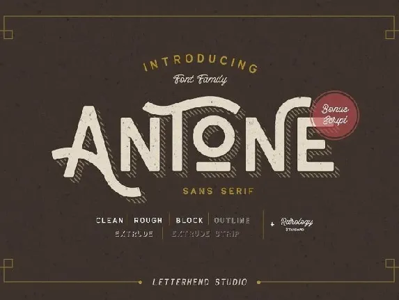 Antone Family font