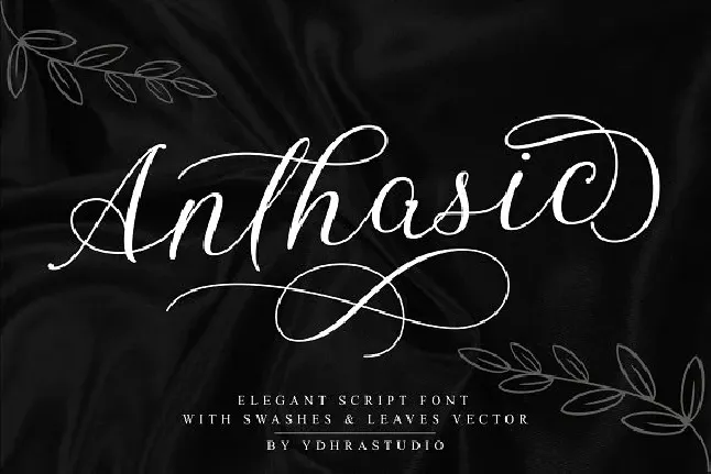 Anthasic Script font