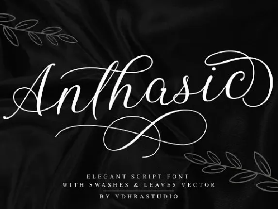 Anthasic Script font