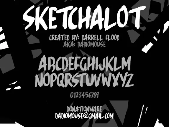 Sketchalot font